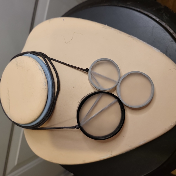 Silca Designs Jewelry - Silca Designs Necklace Acrylic and Cord